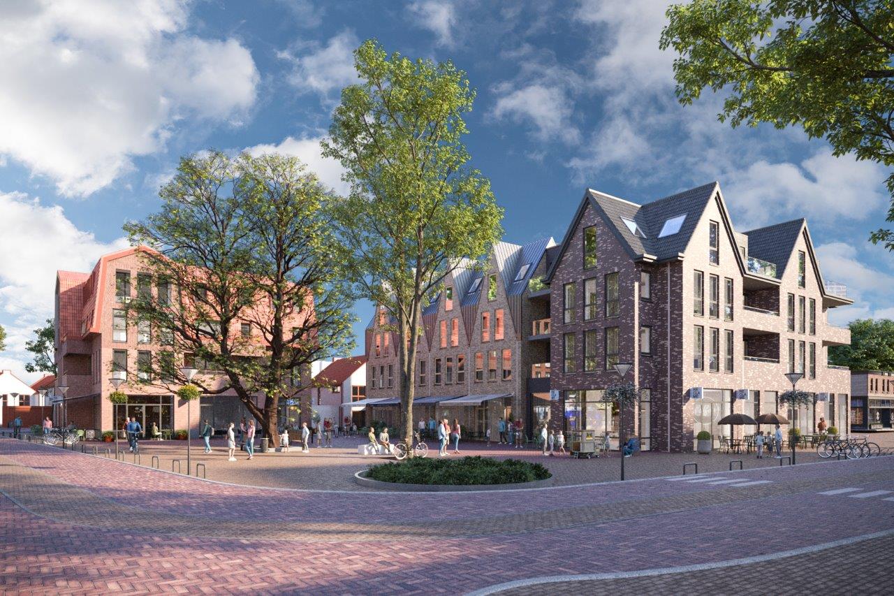 Bot Bouw en Kennemer Wonen tekenen intentieovereenkomst Dorpsplein Bergen